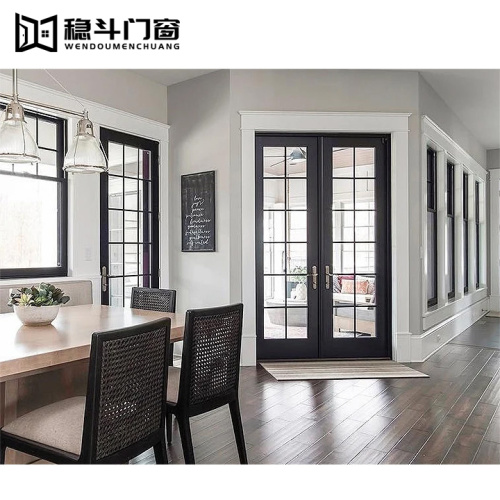 High Performance Aluminum Casement Impact Resistant Doors