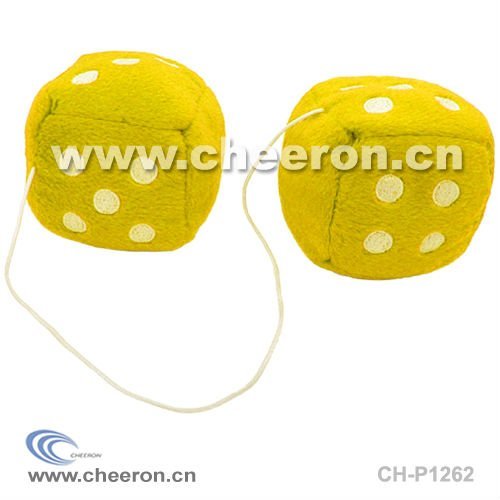 Yellow Plush Dice