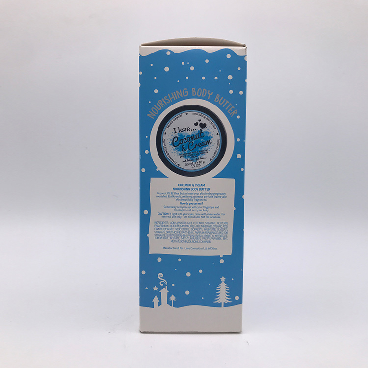 500ml 16.9FL OZ coconut cream bath shower gel with 50ml 48g 1.7OZ butter body lotion