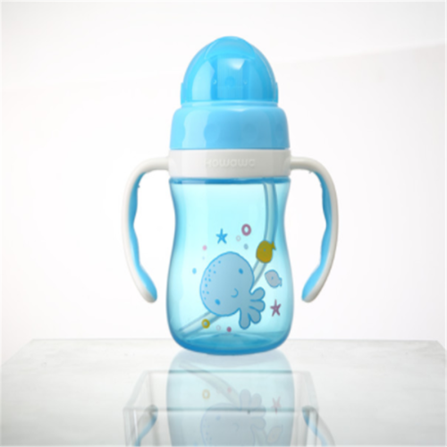 300ml Babyflasche mit Strohhalm