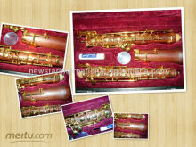 musical instrument rosewood oboe