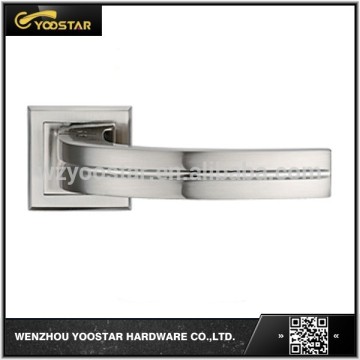 China/Wenzhou new type and best sales silver zinc door handle