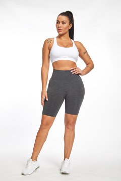 Pulse Cropped Seamless Stretch Knitted Yoga Leggings