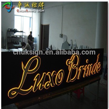 outdoor led sign board glow sign board design led letter sign board