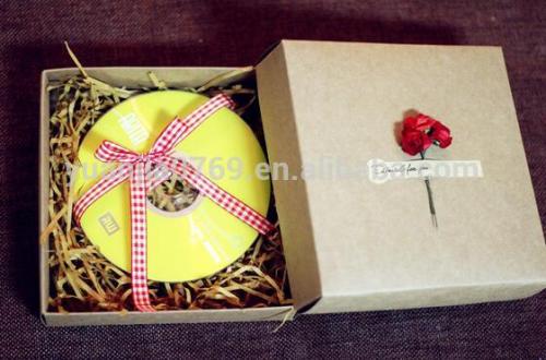 Kraft paper gift packaging box