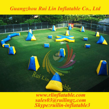 exciting Inflatable Paintball Field/Inflatable Paintball Bunkers