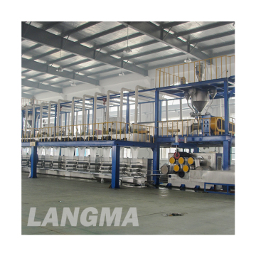 LANGMA Polyester Staple Fiber Making Machines and PET Flake Recycling Plant