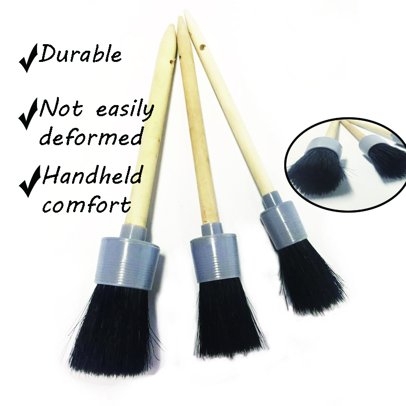 Widely favorite outside surface cleaning PP hair detailing brush