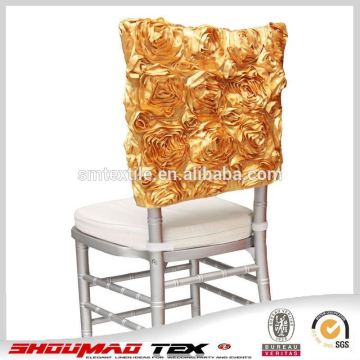 Factory price flower half back chair covers