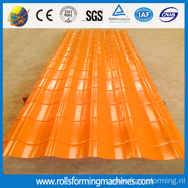 Glazed Tile Steel Roofing Sheet Machine