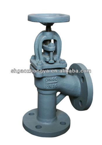 din angle globe valves