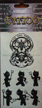Non-Toxic Temporary Tattoo Sticker Hells (Ts-010)