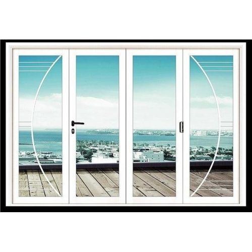3m aluminium bifold doors Exterior Aluminum Door Patio Aluminium Folding Glass Door Manufactory