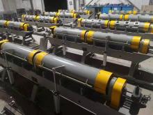 Tubular steel cable stranding machine