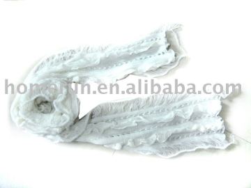 Crinkle scarf/fashion scarf/viscose scarf