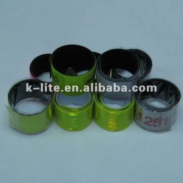 plastic reflective wristband