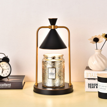 Nordic Retro Table Lamp: Aromatherapy Candle Dimmer