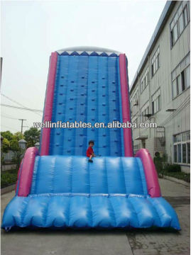 inflatable slide with climbing wall