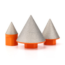 Diamond Countersink Tools: Vacuum Brazed Beveling Chamfer Bits for Hole Cleaning