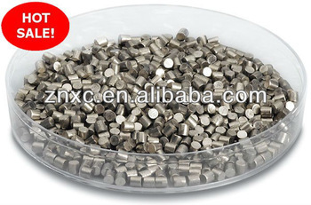 Ti evaporation pellets 99.999% High purity Ti slug 5N