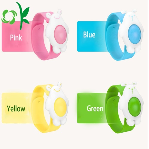 BPA Off Insect repellent Bracelets Silicone Mosquito Bands