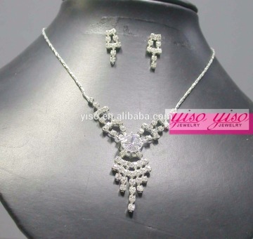 rhinestone tassel natural costume jewelry necklace