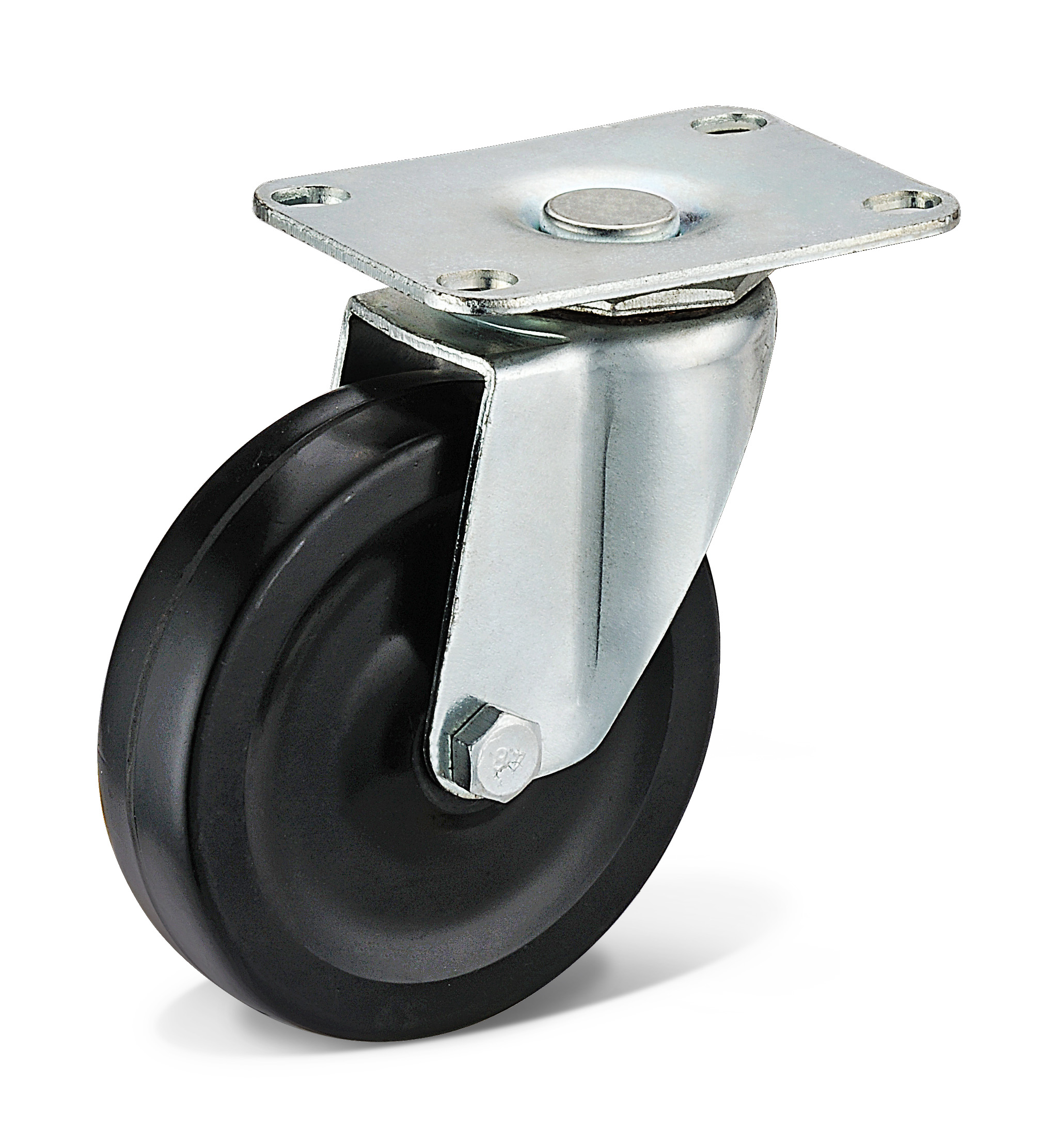 Black Rubber Casters