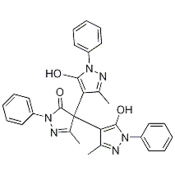 3H-pyrazol-3-one, 2,4-dihydro-4,4-bis (5-hydroxy-3-méthyl-1-phényl-1H-pyrazol-4-yl) -5-méthyl-2-phényl-CAS 124009-63-8