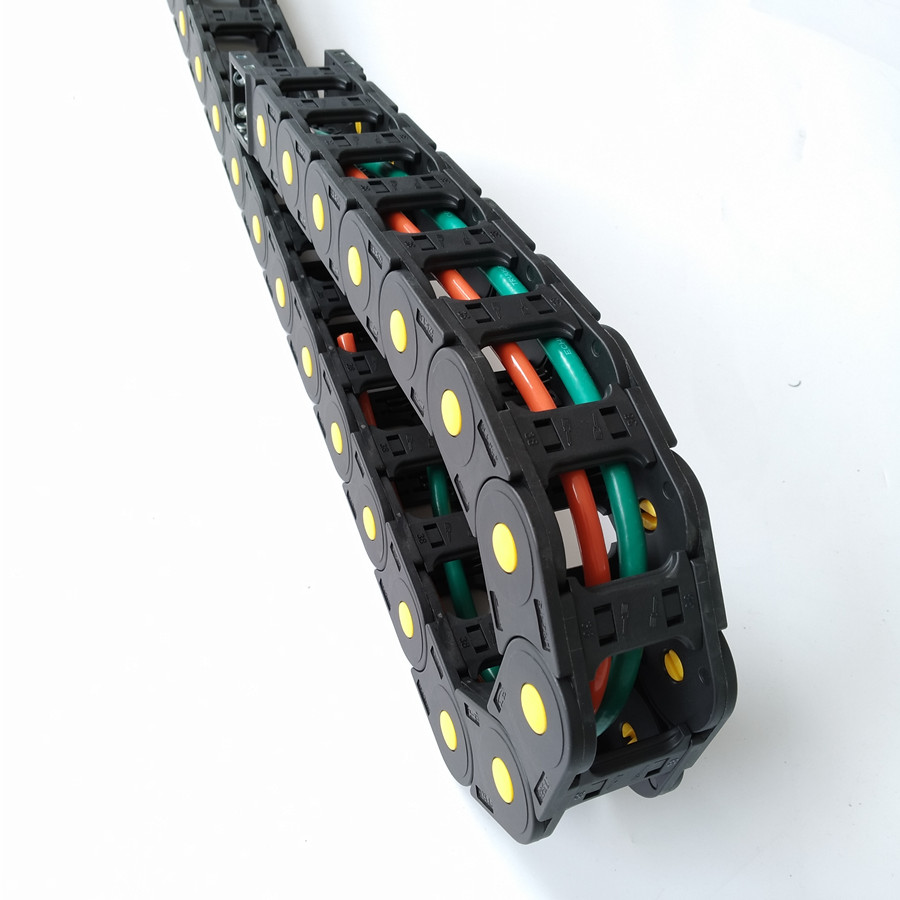 Zhongde Factory direct sales machine tool accessories black cable drag chain for  machine tools