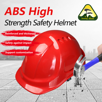 ABS red German style safety helmet