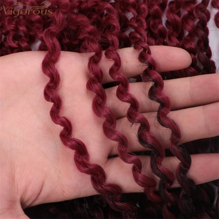 Vigorous 8 inches Marley Braids Ombre Curl Crochet Braid Synthetic Kinky Braiding Hair Extensions for Women Wholesale Price