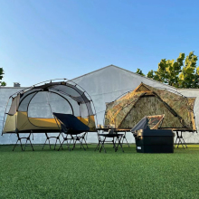 Factory Price Outdoor Camping Folding Off Bed Tent Portable Beach Chair Tent Single Bed Warm Camping Tent With Bed