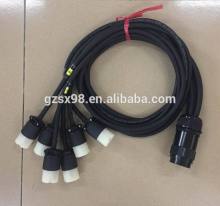 power break-out socapex cable with edison plugs