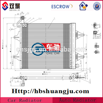 auto air conditioner parts condenser