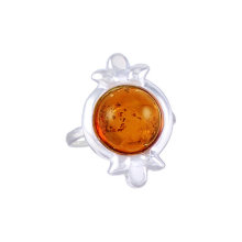 Large 925 silver diamond ring jewelry display engagement ring