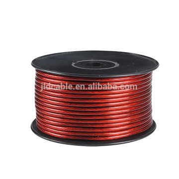 Clear jacket 53.17 measure 1/0 power cable for car audio