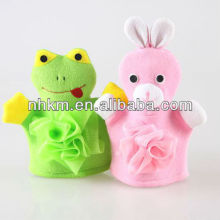 Lovely animal shaped bath sponge,Cute Kids Bath Sponge,Bath Pouf