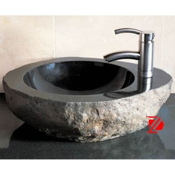 black washing stone sink