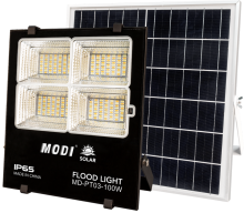 100W outdoor security lights solar