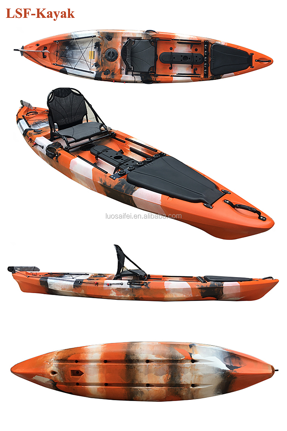 LSF Waterproof Fishing Folding Boat Kayak Seats For Boat