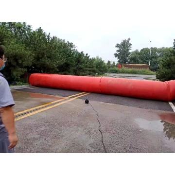 Inflatable easy deploy PVC flood wall