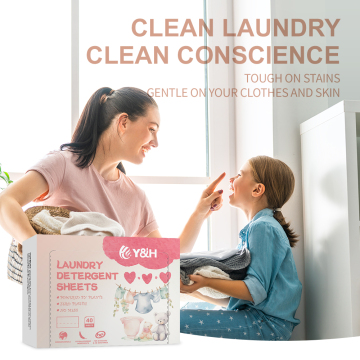 Friendly Laundry Detergent Sheets strips