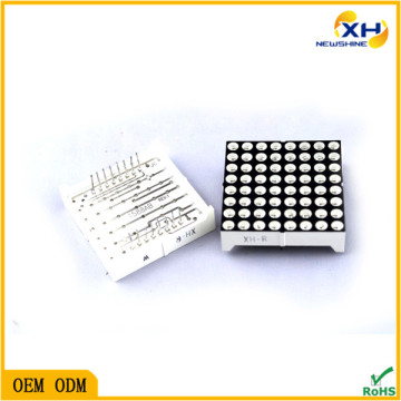 NEWSHINE FND XH-15088BGW Green Color Anode Dots Display LED-Matrix 8x8