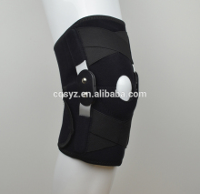 Neoprene adjusable hinged open patella knee support