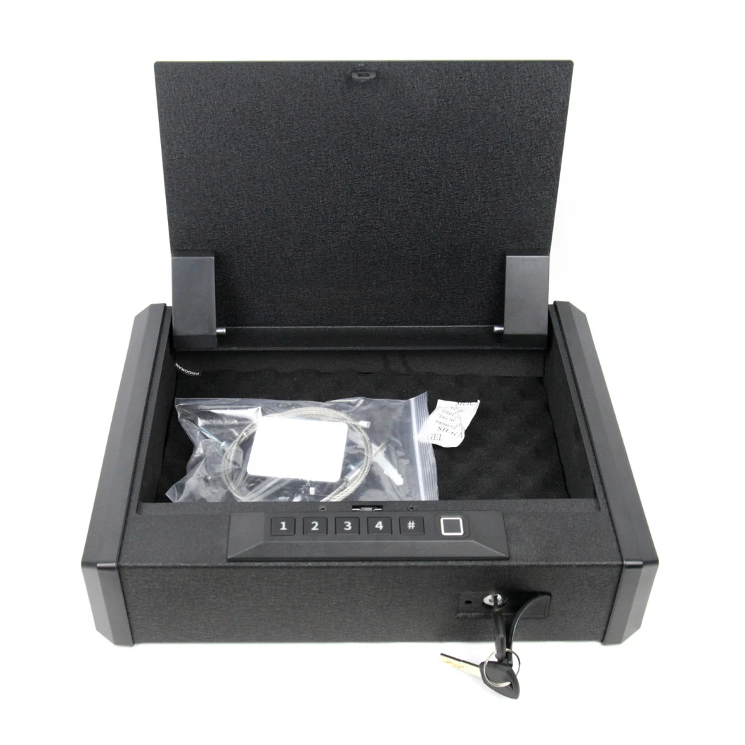 Tiger Pistol Safe Box Biometric Fingerprint Safe Box Hand Gun Safe (HP-GAP)