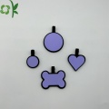 Silicone os Design Coeur Design Pet Tags