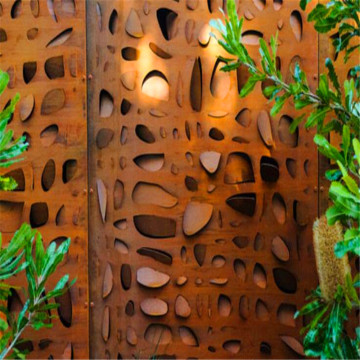 Custom Made Laser Cut Corten Steel Screen