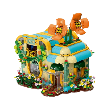 STEM Education Toys: Flyte Cartoon City Series - Flower Shop, Model Building, and Blocks for Boys and Girls