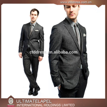 Tailor made to measure Plain cashmere wool Men's suit