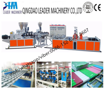 pvc corrugated sheet extrusion line